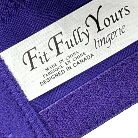 ⭐ NWT Fit Fully Yours Smooth Crystal Bra • Violet • 36F ⭐ - Picture 4 of 7